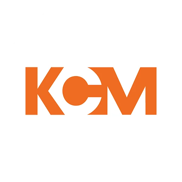 KCM Logo on a white background